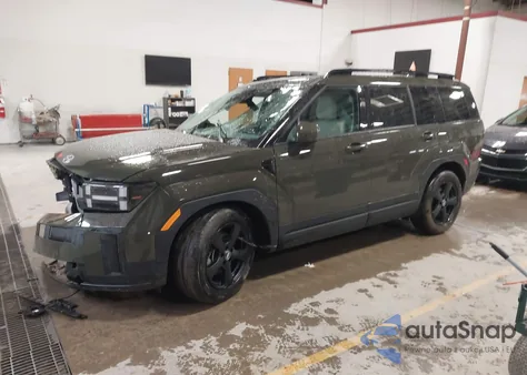 2025 Hyundai Santa Fe Hybrid Sel из США, поврежденный, VIN 5NMP2DG12SH018839